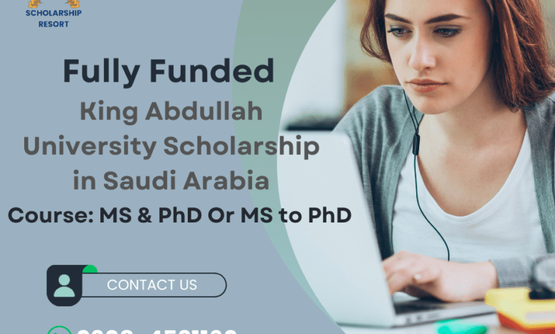 The King Abdullah University Scholarship for 2024 in Saudi Arabia is fully funded.
