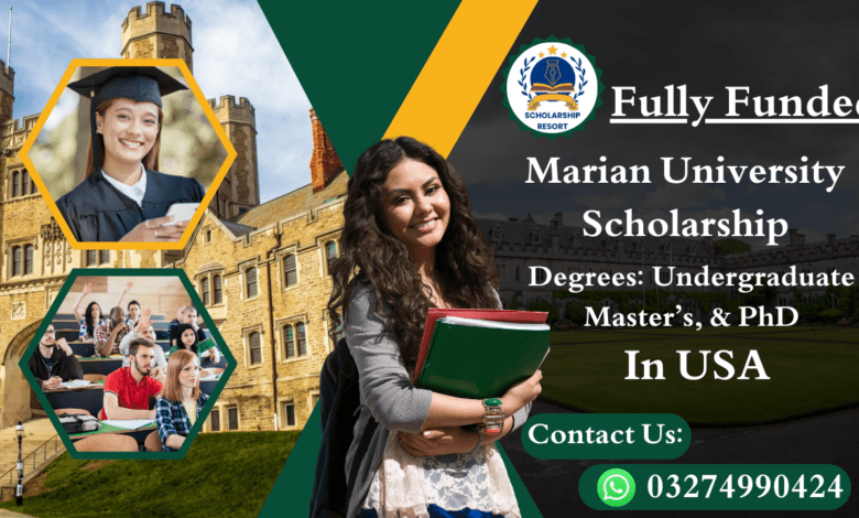 Marian University Fully Funded Scholarships 2024 in the USA