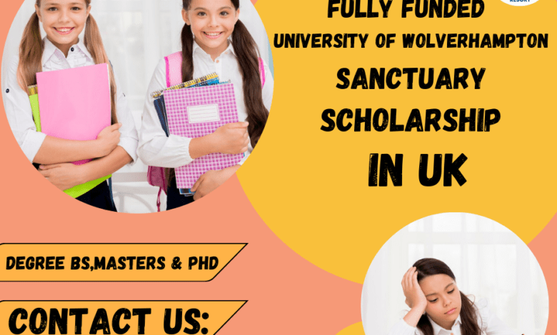 The University of Wolverhampton Sanctuary Scholarship 2024 in the UK