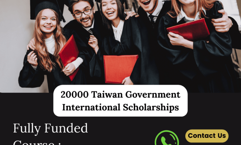 In 2024, Taiwan Government is providing 20,000 fully funded international scholarships.