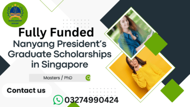 Nanyang President’s Graduate Scholarships 2024 in Singapore