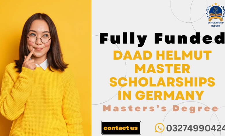 DAAD Helmut Master Scholarships 2024 In Germany Fully Funded